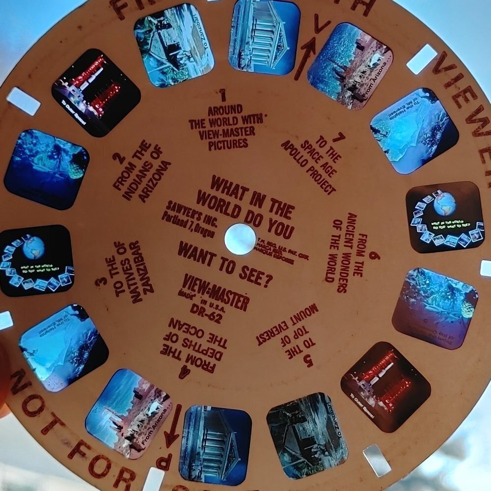 Vintage View Master Wonders of the World Reel